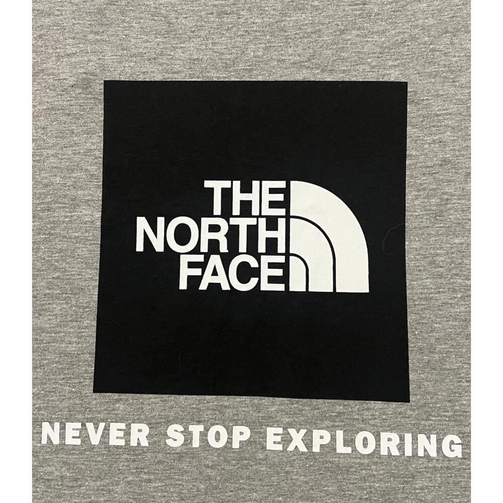 The North Face Evolution Box Never Stop Exploring T-Shirt Size Large Gray - Picture 4 of 5